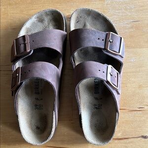 Birkenstock Brown Leather Sandals